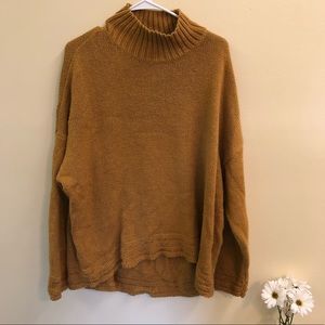 Mustard turtle neck sweater